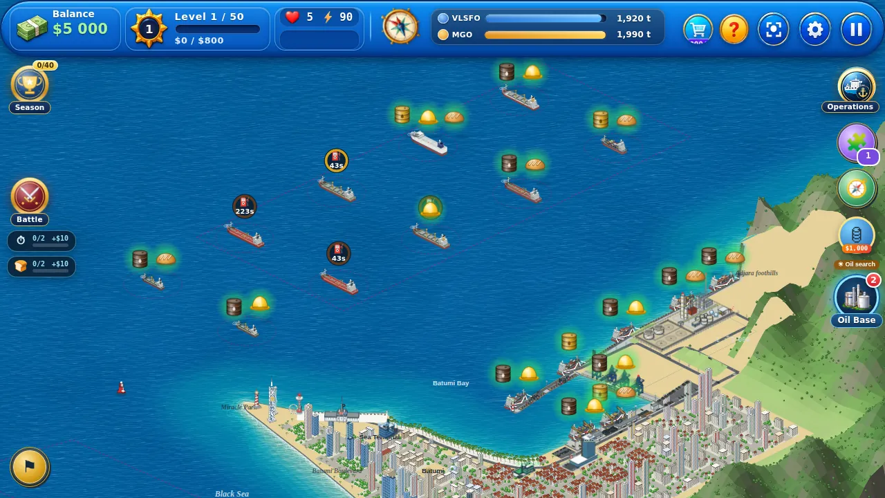 Fuel the Fleet: Batumi